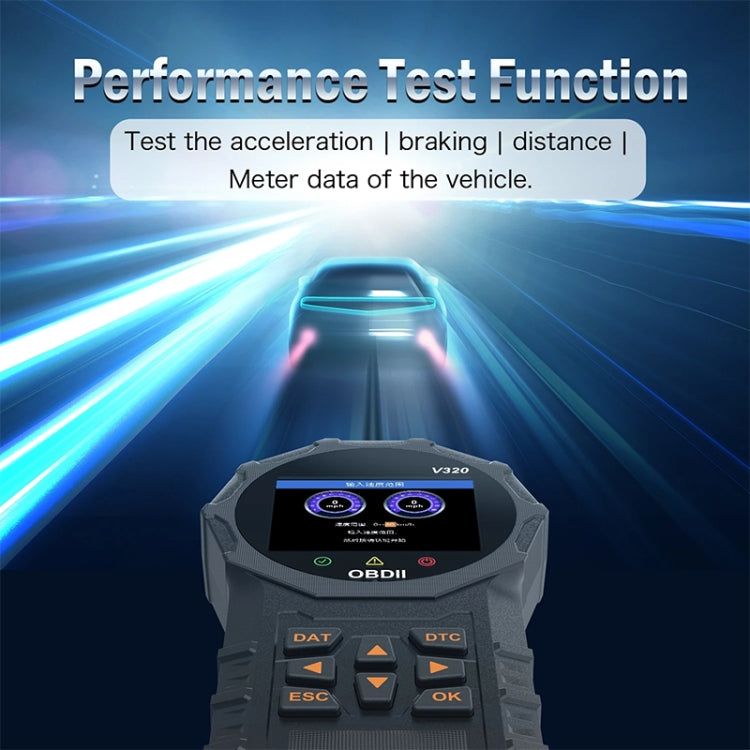 V320 Car OBD2 Diagnostic Instrument Fault Clear Code Reader - Electronic Test by buy2fix | Online Shopping UK | buy2fix