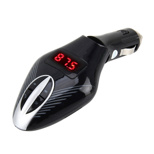 V7 Wireless Car MP3 Bluetooth Stereo Music Player Full Frequent FM Transmitter Car Charger Adapter with USB Port Digital Display Support U Disk and TF Card Bluetooth Headset for Mobile Phone - Bluetooth Car Kits by buy2fix | Online Shopping UK | buy2fix