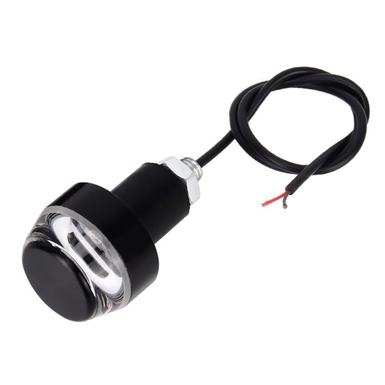 2 PCS Motorcycle Turn Signal Light Grip Bar Plug Strobe Side Marker End LED Handlebar Lamp - Signal Lights by buy2fix | Online Shopping UK | buy2fix