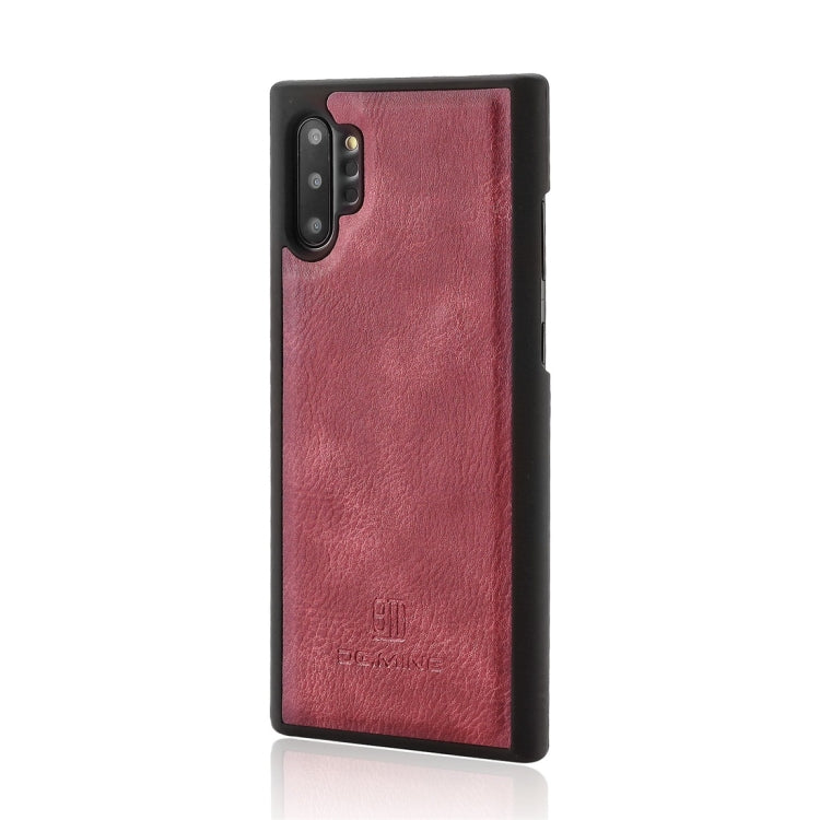 DG.MING Crazy Horse Texture Flip Detachable Magnetic Leather Case with Holder & Card Slots & Wallet for Samsung Galaxy Note 10(Red) - Galaxy Phone Cases by DG.MING | Online Shopping UK | buy2fix