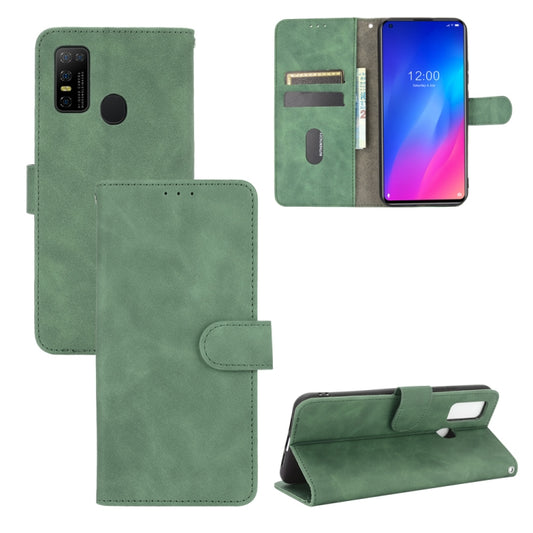 For DOOGEE N30 Solid Color Skin Feel Magnetic Buckle Horizontal Flip Calf Texture PU Leather Case with Holder & Card Slots & Wallet(Green) - More Brand by buy2fix | Online Shopping UK | buy2fix