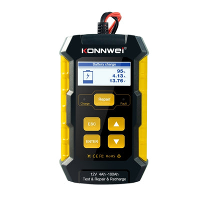 KONNWEI KW510 3 in 1 Car Battery Tester / Charger / Repairer, Support 8 Languages (EU Plug) - Code Readers & Scan Tools by buy2fix | Online Shopping UK | buy2fix