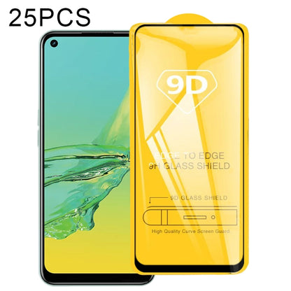 For OPPO A33 2020 25 PCS 9D Full Glue Full Screen Tempered Glass Film - OPPO Tempered Glass by imak | Online Shopping UK | buy2fix