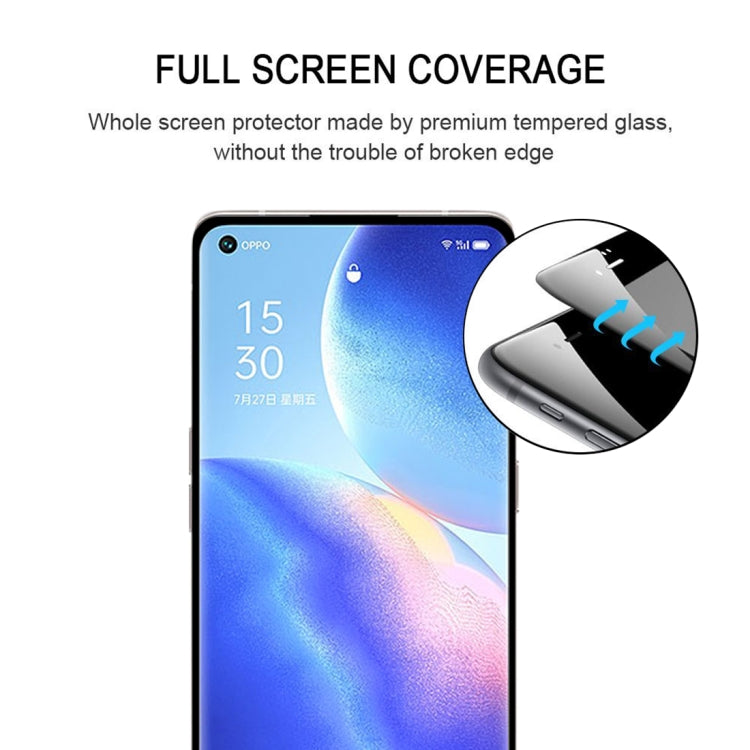 For OPPO Reno5 Pro+ 5G / Pro 5G 25 PCS 9H HD 3D Curved Edge Tempered Glass Film(Black) - OPPO Tempered Glass by imak | Online Shopping UK | buy2fix