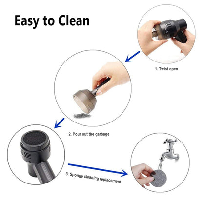 HK-6019D Portable Household Car Handheld Mini USB Vacuum Cleaner Dust Collector Cleaning Tools(Black) - Handheld Cleaner & Mops by buy2fix | Online Shopping UK | buy2fix