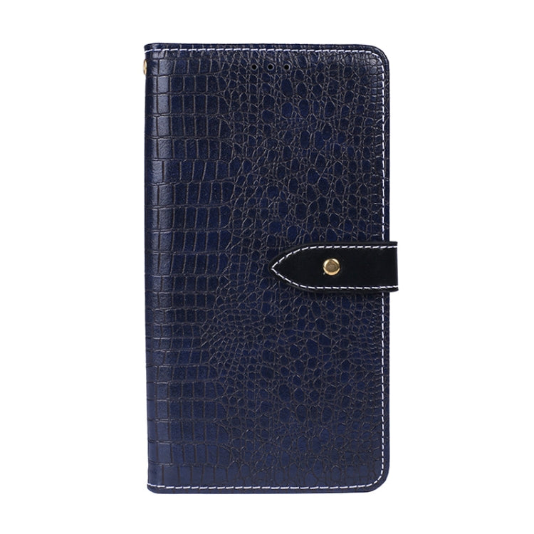 For Blackview A80 Plus idewei Crocodile Texture Horizontal Flip Leather Case with Holder & Card Slots & Wallet(Dark Blue) - More Brand by idewei | Online Shopping UK | buy2fix