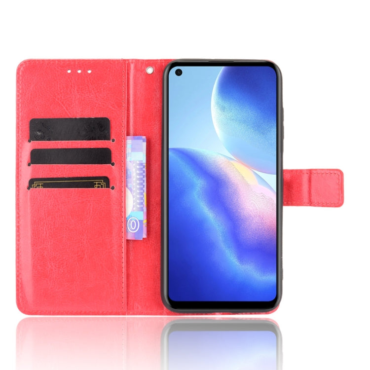 For Blackview A90 Crazy Horse Texture Horizontal Flip Leather Case with Holder & Card Slots & Lanyard(Red) - More Brand by buy2fix | Online Shopping UK | buy2fix