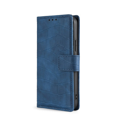 For Doogee N30 Skin Feel Crocodile Texture Magnetic Clasp Horizontal Flip PU Leather Case with Holder & Card Slots & Wallet(Blue) - More Brand by buy2fix | Online Shopping UK | buy2fix