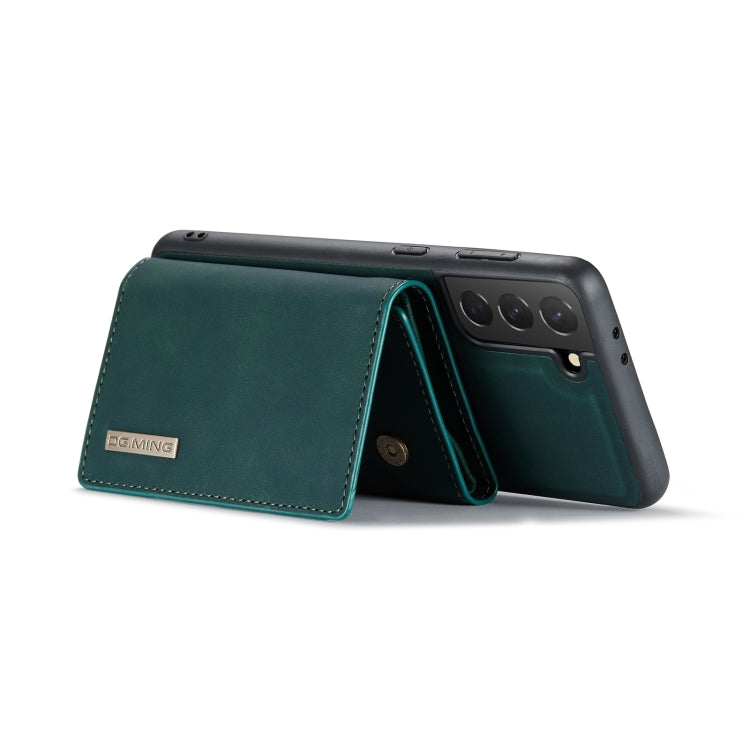 For Samsung Galaxy S21+ DG.MING M1 Series 3-Fold Multi Card Wallet  Back Cover Shockproof Case with Holder Function(Green) - Galaxy Phone Cases by DG.MING | Online Shopping UK | buy2fix