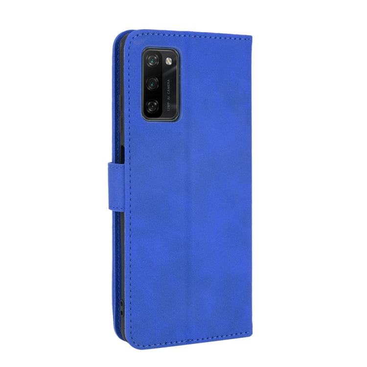 For Blackview A100 Solid Color Skin Feel Magnetic Buckle Horizontal Flip Calf Texture PU Leather Case with Holder & Card Slots & Wallet(Blue) - More Brand by buy2fix | Online Shopping UK | buy2fix