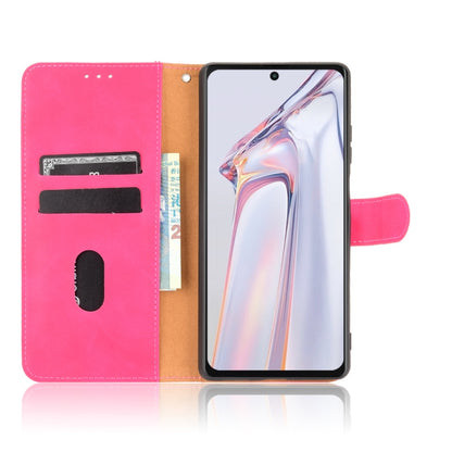 For Blackview A100 Solid Color Skin Feel Magnetic Buckle Horizontal Flip Calf Texture PU Leather Case with Holder & Card Slots & Wallet(Rose Red) - More Brand by buy2fix | Online Shopping UK | buy2fix