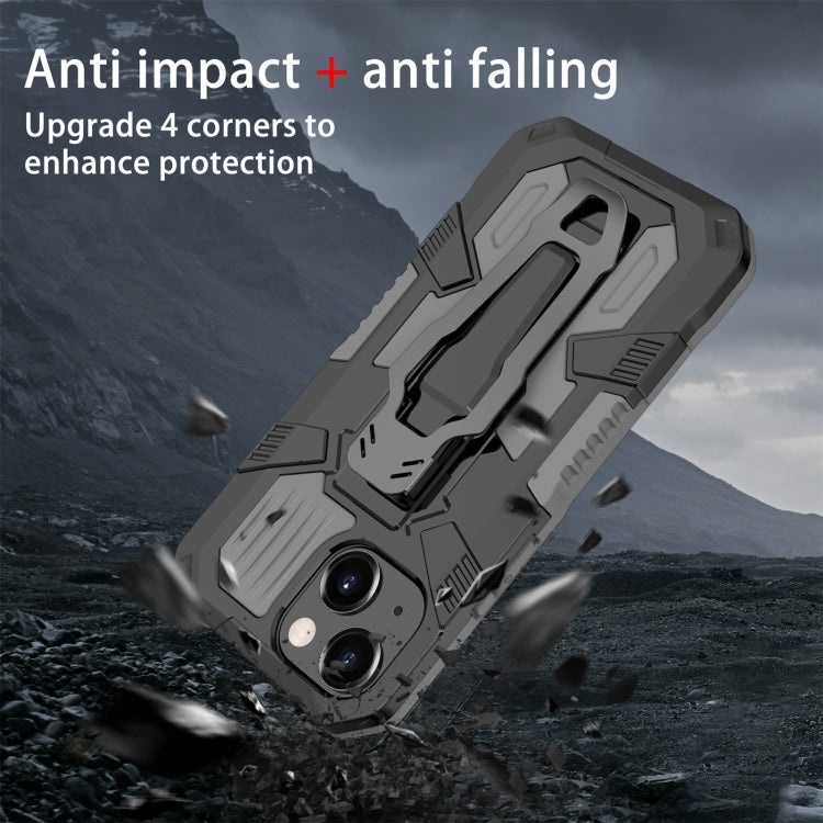 For iPhone 13 mini Machine Armor Warrior Shockproof PC + TPU Protective Case (Grey) - iPhone 13 mini Cases by buy2fix | Online Shopping UK | buy2fix