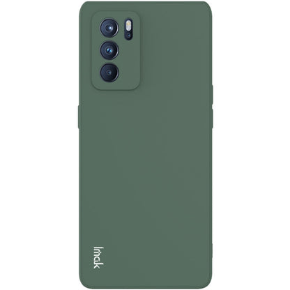 For OPPO Reno6 Pro 5G IMAK UC-4 Series Straight Edge TPU Soft Protective Case(Dark Green) - OPPO Cases by imak | Online Shopping UK | buy2fix