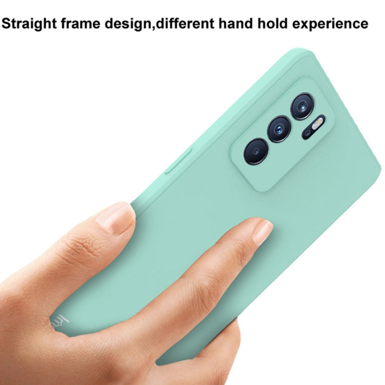 For OPPO Reno6 Pro 5G IMAK UC-4 Series Straight Edge TPU Soft Protective Case(Dark Green) - OPPO Cases by imak | Online Shopping UK | buy2fix