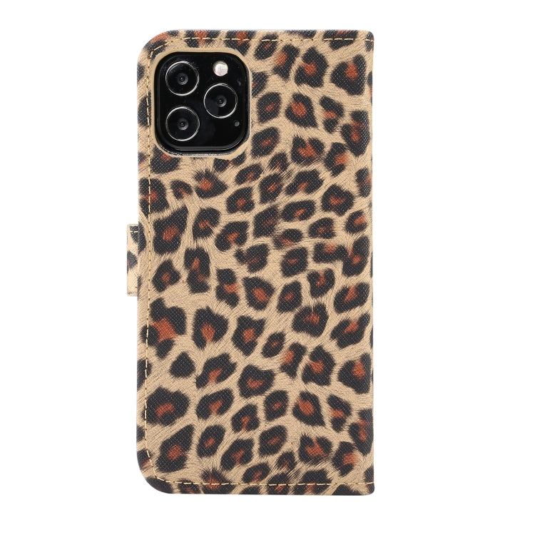 For iPhone 13 Pro Leopard Pattern Horizontal Flip PC + PU Leather Case with Holder & Card Slots & Wallet (Yellow) - iPhone 13 Pro Cases by buy2fix | Online Shopping UK | buy2fix