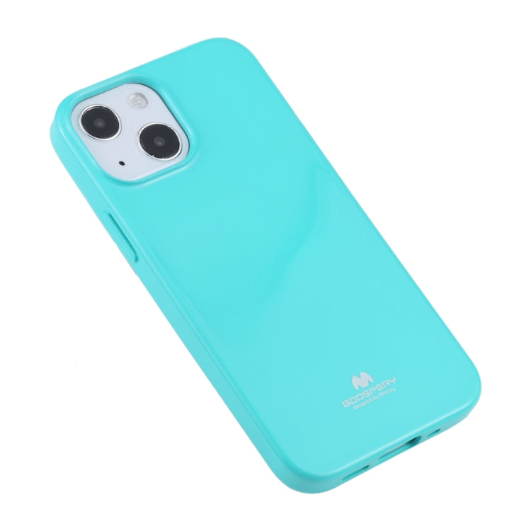 For iPhone 13 mini GOOSPERY JELLY Full Coverage Soft Case (Mint Green) - iPhone 13 mini Cases by GOOSPERY | Online Shopping UK | buy2fix