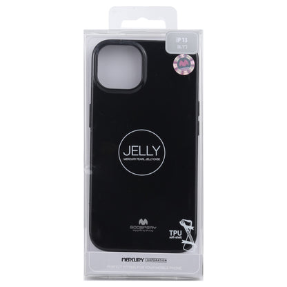 For iPhone 13 GOOSPERY JELLY Full Coverage Soft Case(Black) - iPhone 13 Cases by GOOSPERY | Online Shopping UK | buy2fix
