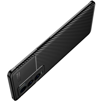 For OPPO Realme GT Explorer Master Carbon Fiber Texture Shockproof TPU Case(Black) - Realme Cases by buy2fix | Online Shopping UK | buy2fix