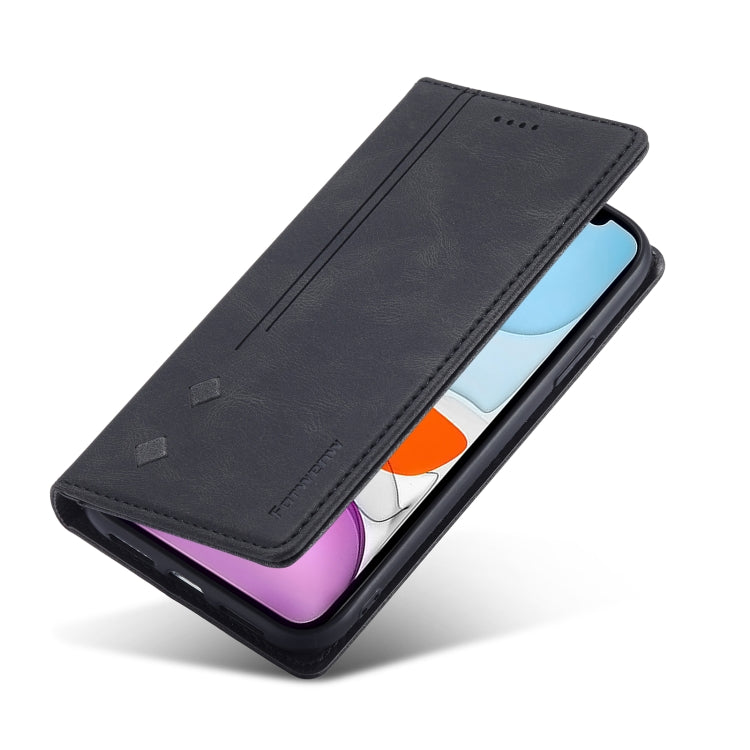 For iPhone 11 Forwenw F2 Series Magnetic Horizontal Flip Leather Case with Holder & Card Slots & Wallet (Black) - iPhone 11 Cases by Forwenw | Online Shopping UK | buy2fix
