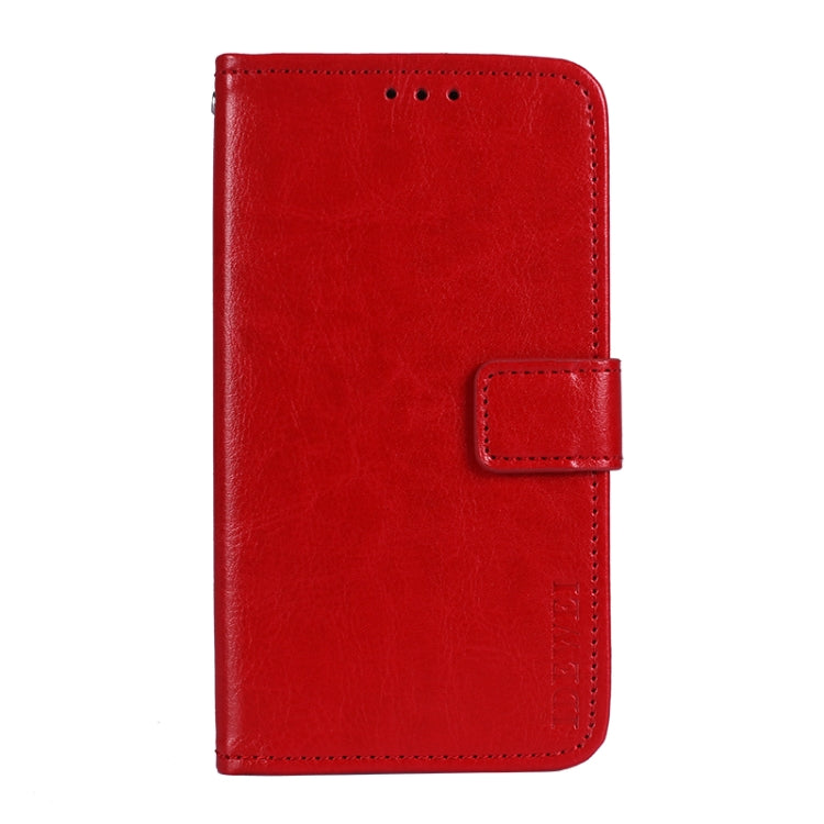 idewei Crazy Horse Texture Horizontal Flip Leather Case with Holder & Card Slots & Wallet For Huawei P50 Pro(Red) - Huawei Cases by idewei | Online Shopping UK | buy2fix