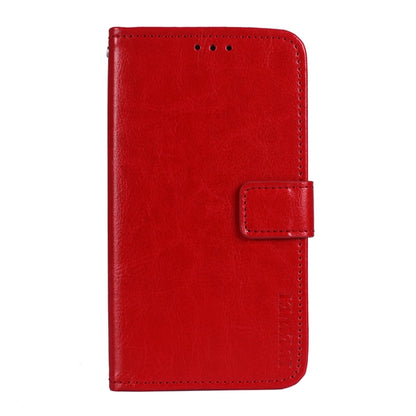 idewei Crazy Horse Texture Horizontal Flip Leather Case with Holder & Card Slots & Wallet For Huawei P50 Pro(Red) - Huawei Cases by idewei | Online Shopping UK | buy2fix