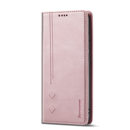 For Samsung Galaxy A52 5G Forwenw F2 Series Magnetic Horizontal Flip Leather Case with Holder & Card Slots & Wallet(Rose Gold) - Galaxy Phone Cases by Forwenw | Online Shopping UK | buy2fix