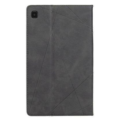 For Samsung Galaxy Tab A7 Lite SM-T220/SM-T225 Rhombus Texture Horizontal Flip Magnetic Leather Case with Holder & Card Slots(Black) - Tab A7 Lite T220 / T225 by buy2fix | Online Shopping UK | buy2fix