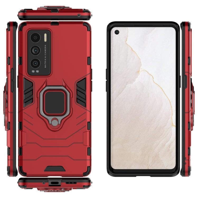 For OPPO Realme GT Explorer Master Shockproof PC + TPU Protective Case with Magnetic Ring Holder(Red) - Realme Cases by buy2fix | Online Shopping UK | buy2fix