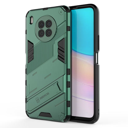 For Huawei nova 8i Foreign Version Punk Armor 2 in 1 PC + TPU Shockproof Case with Invisible Holder(Green) - Huawei Cases by buy2fix | Online Shopping UK | buy2fix