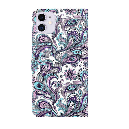 For iPhone 13 mini 3D Painting Pattern Horizontal Flip TPU + PU Leather Case with Holder & Card Slots & Wallet (Swirl Pattern) - iPhone 13 mini Cases by buy2fix | Online Shopping UK | buy2fix