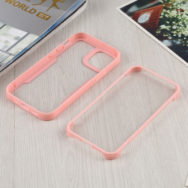 For iPhone 13 mini Acrylic + TPU 360 Degrees Full Coverage Shockproof Protective Case (Pink) - iPhone 13 mini Cases by buy2fix | Online Shopping UK | buy2fix