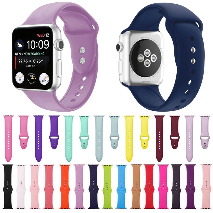 Double Nail Silicone Strap Watch Band For Apple Watch Ultra 49mm&Watch Ultra 2 49mm / Series 9&8&7 45mm / SE 3&SE 2&6&SE&5&4 44mm / 3&2&1 42mm(Pink) - Watch Bands by buy2fix | Online Shopping UK | buy2fix