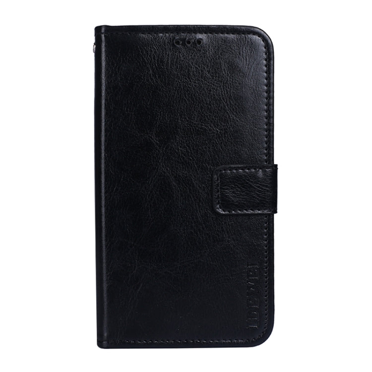 For Motorola Edge 20 Lite idewei Crazy Horse Texture Horizontal Flip Leather Case with Holder & Card Slots & Wallet(Black) - Motorola Cases by idewei | Online Shopping UK | buy2fix