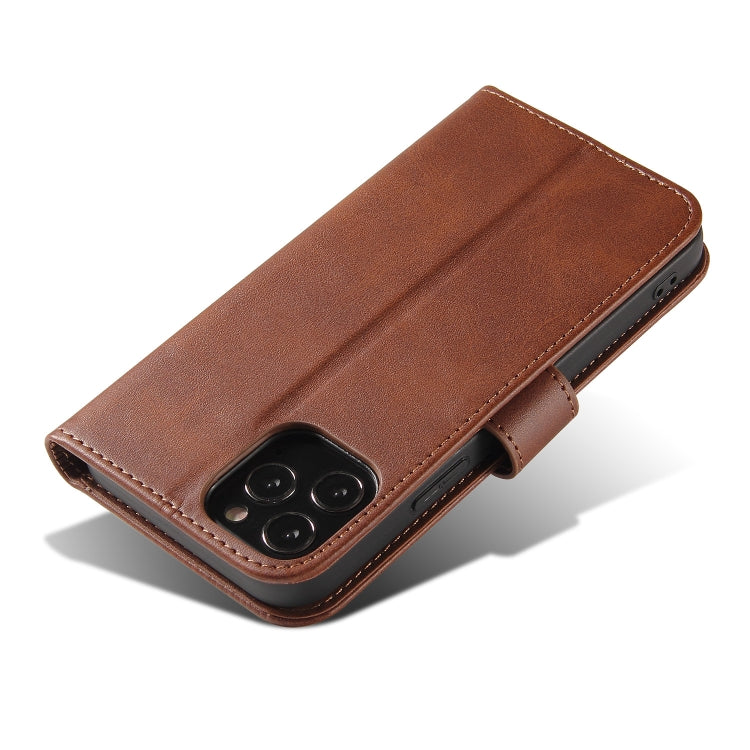 For iPhone 13 Pro Max Calf Texture Buckle Horizontal Flip Leather Case with Holder & Card Slots & Wallet (Brown) - iPhone 13 Pro Max Cases by buy2fix | Online Shopping UK | buy2fix