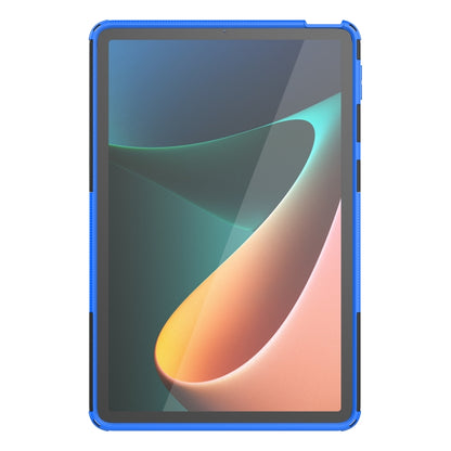 Tire Texture TPU + PC Shockproof Case with Holder For Xiaomi Pad 5 / 5 Pro(Blue) - More Tablet Cases by buy2fix | Online Shopping UK | buy2fix