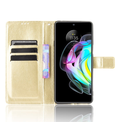 For Motorola Edge 20 Crazy Horse Texture Horizontal Flip Leather Case with Holder & Card Slots & Lanyard(Gold) - Motorola Cases by buy2fix | Online Shopping UK | buy2fix