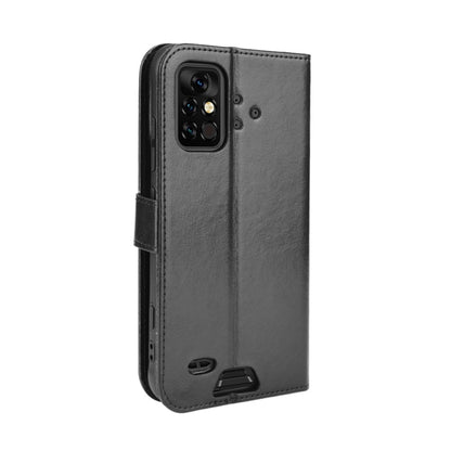 For UMIDIGI Bison Pro Crazy Horse Texture Horizontal Flip Leather Case with Holder & Card Slots & Lanyard(Black) - More Brand by buy2fix | Online Shopping UK | buy2fix