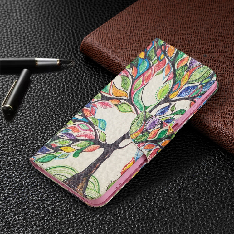 For Xiaomi Redmi 10 Colored Drawing Pattern Horizontal Flip Leather Case with Holder & Card Slots & Wallet(Tree Life) - Xiaomi Cases by buy2fix | Online Shopping UK | buy2fix