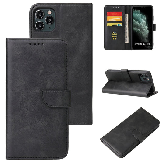 Calf Texture Buckle Horizontal Flip Leather Case with Holder & Card Slots & Wallet For iPhone 11 Pro Max(Black) - iPhone 11 Pro Max Cases by buy2fix | Online Shopping UK | buy2fix