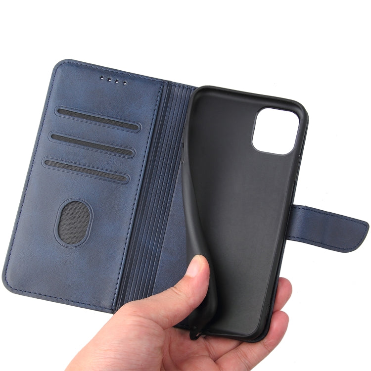 Calf Texture Buckle Horizontal Flip Leather Case with Holder & Card Slots & Wallet For iPhone 11(Blue) - iPhone 11 Cases by buy2fix | Online Shopping UK | buy2fix