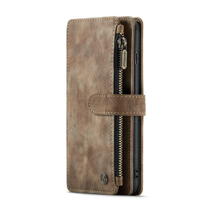 CaseMe-C30 PU + TPU Multifunctional Horizontal Flip Leather Case with Holder & Card Slot & Wallet & Zipper Pocket For iPhone 8 Plus & 7 Plus & 6 Plus(Brown) - More iPhone Cases by CaseMe | Online Shopping UK | buy2fix