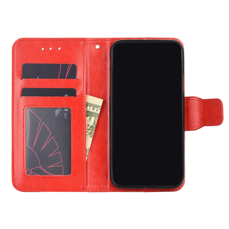 For Honor 50 Crystal Texture Horizontal Flip Leather Case with Holder & Card Slots & Wallet(Red) - Honor Cases by buy2fix | Online Shopping UK | buy2fix