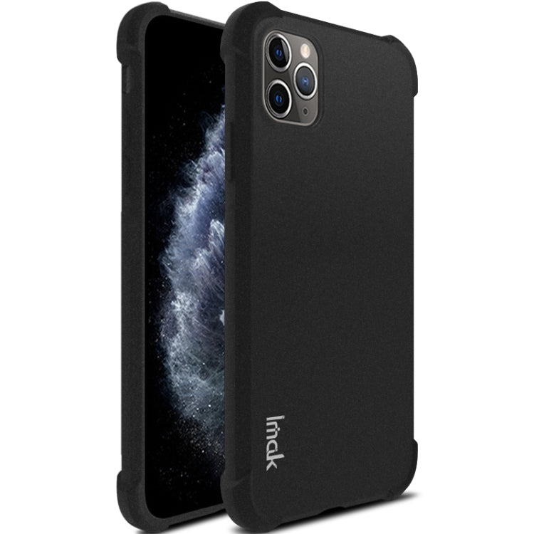 For iPhone 11 Pro Max IMAK All-inclusive Shockproof Airbag TPU Case, with Screen Protector(Matte Black) - iPhone 11 Pro Max Cases by imak | Online Shopping UK | buy2fix