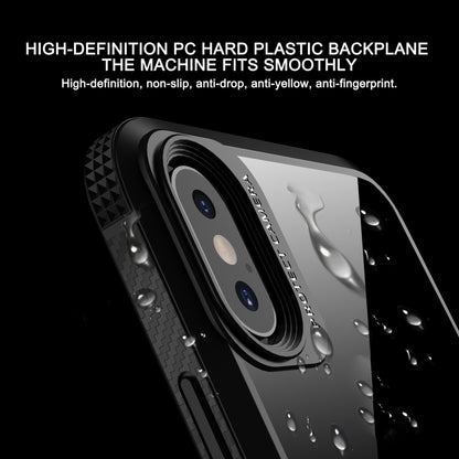 For iPhone XR MG Series Carbon Fiber TPU + Clear PC Four-corner Airbag Shockproof Case(Green) - More iPhone Cases by buy2fix | Online Shopping UK | buy2fix