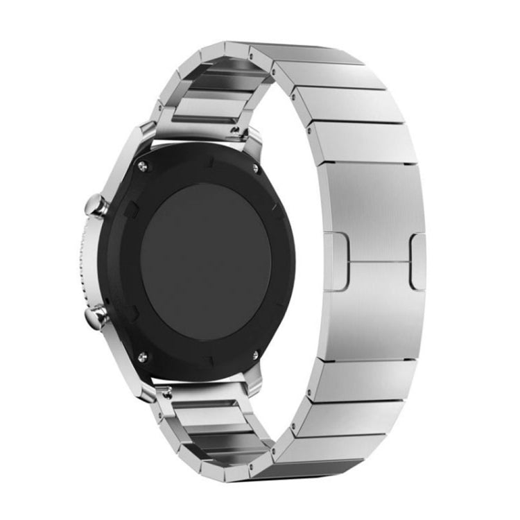 22mm For Huawei Watch 3, 3PRo, GT2, GT 2e, GT 2 Pro, GT One-bead Steel Original Buckle Watch Band(Silver) - Watch Bands by buy2fix | Online Shopping UK | buy2fix