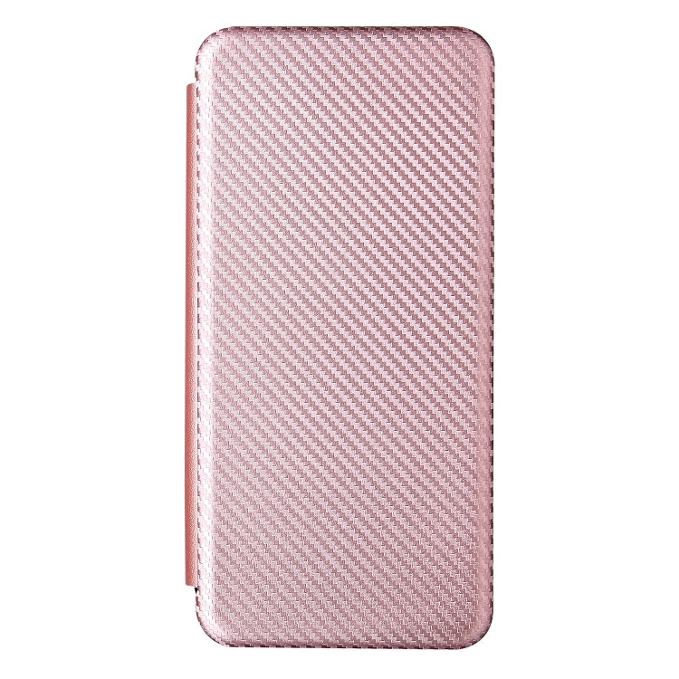 For Doogee S59 / S59 Pro Carbon Fiber Texture Horizontal Flip TPU + PC + PU Leather Case with Card Slot(Pink) - More Brand by buy2fix | Online Shopping UK | buy2fix