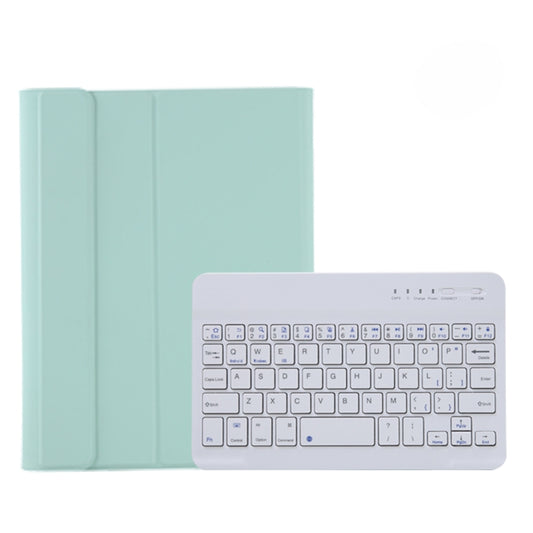 A06B Ultra-thin Detachable Bluetooth Keyboard Leather Tablet Case with Pen Slot & Holder for iPad mini 6(Light Green) - For iPad mini by buy2fix | Online Shopping UK | buy2fix