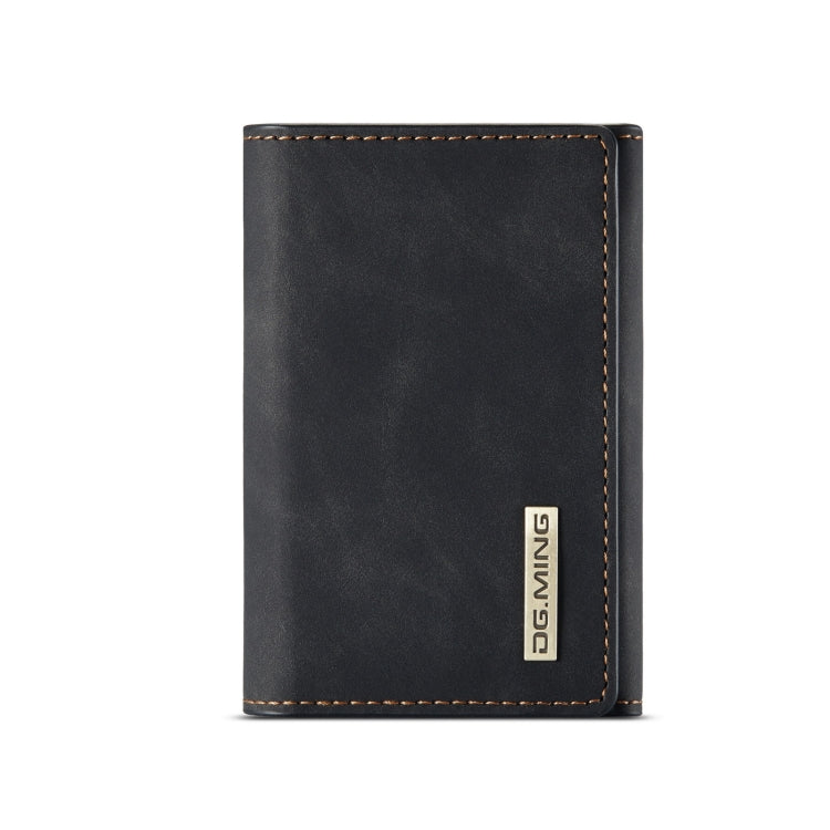 DG.MING M1 Series 3-Fold Multi Card Wallet(Black) - Wallets by DG.MING | Online Shopping UK | buy2fix