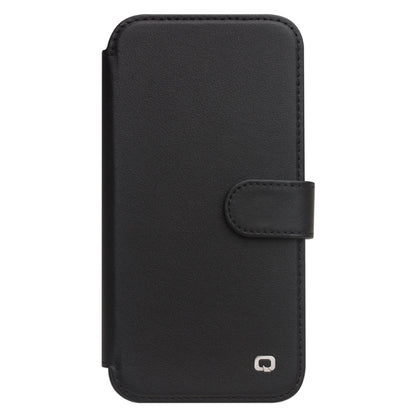 For iPhone 13 Pro QIALINO Magnetic Buckle Phone Leather Case with Card Slot (Black) - iPhone 13 Pro Cases by QIALINO | Online Shopping UK | buy2fix