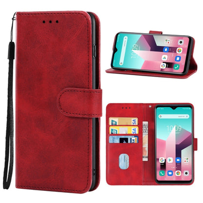 Leather Phone Case For Blackview A80 Pro / A80 Plus(Red) - Universal Leather Case by buy2fix | Online Shopping UK | buy2fix